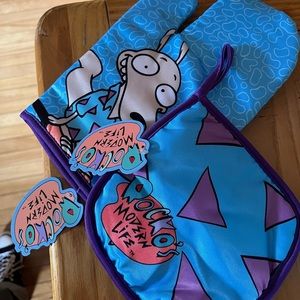 Rocko’s Modern Life Oven Mit Set - Nickelodeon - NWT